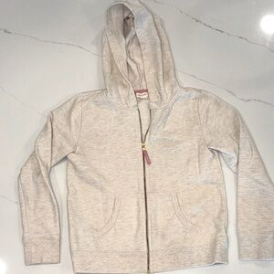 Crewcuts Beige/tan Hoodie Jacket Girls Size 8-9 in great used condition